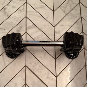 Pop Art Nancy Funk Ceramic Hands Toilet Tissue Holder